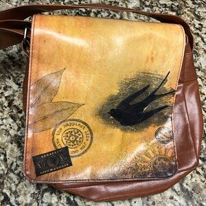 Artisan Leather Crossbody Bag